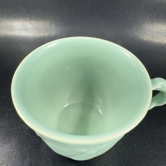 Savoir Vivre Fruit Promenade Celadon Porcelain Ceramic Teacup And Saucer Set - Picture 11 of 16